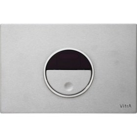 Resim VitrA Pro 748-1440 Temassız Kumanda Paneli, Fırçalanmış Yüzey - Mat Krom 