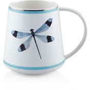 Resim The Mia Dragonfly Blue Porselen Kupa KPA0260 340cc 