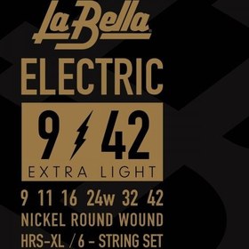 Resim La Bella Elektro Gitar Teli 09-42 HRS-XL 