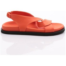 Resim Dgn 3040 Kadin Çapraz Bantli Sandalet 3040-2261-R1321 Oranj 