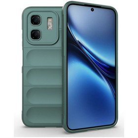 Resim İnfinix Hot 50i 4g Kılıf Elde Tutma Kolaylıkla Kaydırmaz Kenar Line Dizayn Optietnik Kapak Koyu Yeşil 