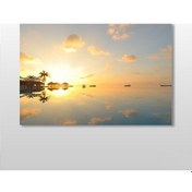 Resim Deniz Gökyüzü Kanvas Tablo 