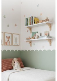 Resim Ahşap Montessori Dekoratif İkili Bebek-çocuk Odası Kitaplık,raf Diğer 
