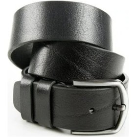 Resim %100 Hakiki Dana Derisi Siyah Erkek Kemer Battal Boy 