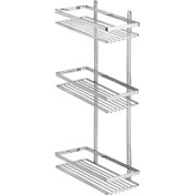 Resim Tekno-tel 3 KATLI LAMALI BANYO RAFI KROM ES065 