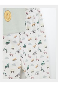 Resim Panolino Erkek Bebek Baskılı Pijama Takımı 20741 