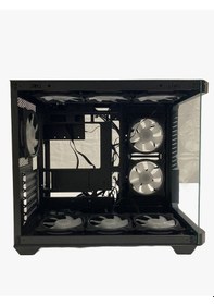 Resim Gameforce Bree 9×120 mm Fanlı A-Rgb Kumandalı Kontrolcülü E-Atx Oyuncu Bilgisayar Kasası 