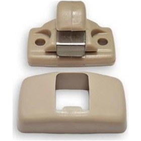 Resim Skoda Superb 2002-2008 Güneşlik Tutucu Klipsi Bej Krem 3B0857561B 