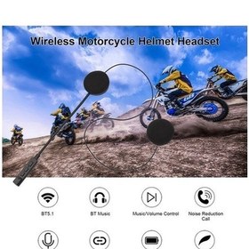 Resim Jokmae Müzik Motosiklet Kulaklığı: Kask İçi Kablosuz İnterkom Bt Gc 