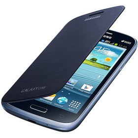 Resim Samsung Galaxy Core Flip Cover Orjinal Kılıf - Lacivert EF-FI826BLEGWW (Outlet) 
