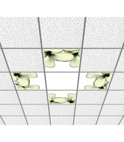 Resim Gök Panel 60X60 LED Panel Aydınlatma Desenli 3x3 5 Li Grup Özel Seri 46511472SA 