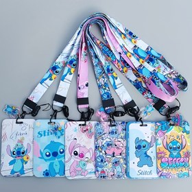 Resim Yetkili : 1 adet Disney Stitch Karikatür Anime Sert Bus Kartı Tutucu, Öğrenci Kampüs Kartları, Yemek Kartları ve Polyester Lanyard İsim Etiketleri için uygun. 