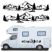 Resim Vkemall Otomotiv Yanal Etek Dekorasyonu İçin Su Geçirmez Vinil Çıkartma, Kolay Kurulum, Dayanıklı Ve Renk Seçenekli 