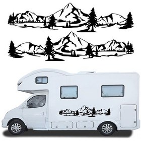 Resim Vkemall Otomotiv Yanal Etek Dekorasyonu İçin Su Geçirmez Vinil Çıkartma, Kolay Kurulum, Dayanıklı Ve Renk Seçenekli 