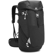 Resim 50l Dağcılık Sırt Çantası Su Geçirmez Dış Mekan Koşu Çantası Bisiklet Çantası Büyük Kapasiteli Biniş Çantası Nefes Alabilir Koşu Seyahat Günlük Sırt Çantası Biniş Koşu Dağ Yürüyüşü Kamp İçin Siyah 