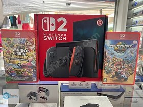 Resim Nintendo Switch 2 + Mario Kart World + Mario Jamboree + TAKAS !! 
