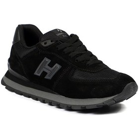 Resim 19250 Hammer Jack Bayan Spor Ayakkabı-siyah Nubuk Siyah 