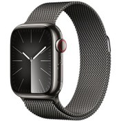 Resim Apple Watch Series 9 GPS + Cellular 41mm Çelik Kasa Akıllı Saat | TR Garanti 
