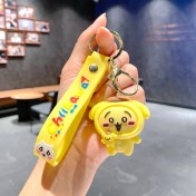 Resim Dzjjna Yeni Çizgi Film Animasyon Stitch Serisi Yumuşak Kauçuk Anahtarlık Bebek Çantası Kolye Anahtarlık Küçük Hediye (Yurt Dışından) 