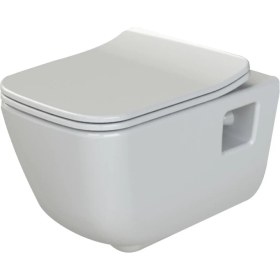 Resim Turkuaz Aqua Rımless Asma Klozet + Slim Kapak 