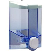 Resim Vialli S2T Hazneli Sıvı Sabun Dispenseri Aparatı - Duvara Monte - Şeffaf - 500 Ml. 