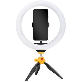 Resim Kodak Ring Light Halka Selfie Çekim Işığı 25 cm Siyah 