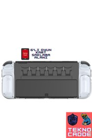 Resim beboncool TNS-1141 El Destekli TPU Nintendo Switch Oled Silikon Kılıf 