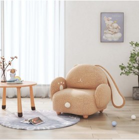 Resim innature Rabbit Teddy Kumaşlı Yumuşak Soft Oturumlu Çocuk Koltuğu - Home 