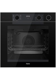 Resim Ferre QEP64CS - SC405-WFA - D063-SA Fryart Artline Steam Siyah Ankastre Set 
