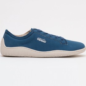 Resim Vaneda 1383 V-BAREFOOT COMFORT KETEN ERKEK AYAKKABI INDIGO MAVI 