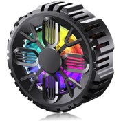 Resim Rgb Telefon Soğutucu, Yarı İletken Soğutma Çipli Manyetik Cep Siyah 