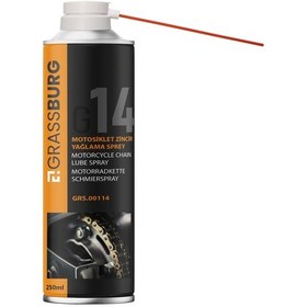Resim Grassburg Motorsiklet Zincir Yağlama Spreyi 500 Ml 
