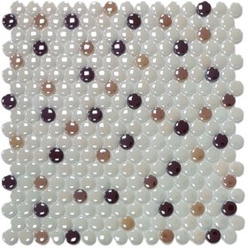 Resim MozaiKristaL Yaşam alanlarının tüm yüzeyleri için 22 mm Yuvarlak Cam Mozaik. ( 1 Kutu = 1 m2 Fiyatıdır ) 