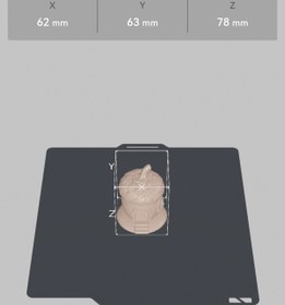 Resim shop Şirin Acorn Peri Evi - 3D Baskı Dekoratif Obje 