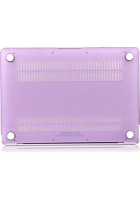Resim Ally Apple Uyumlu MacBook Pro 13 2020 A2251 A2289 A1706-A1708-A1989-A2159 Kristal Kapak Koruma Kılıf Mor 