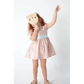 Resim Ugly Duck Petit Coral 01-06 Yaş Peach Forest Kız Çocuk Abiye Elbise - Şeftali 