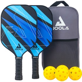 Resim Joola Ben Johns Blue Lightning Pickleball Set Unisex Pickleball Raket Seti 