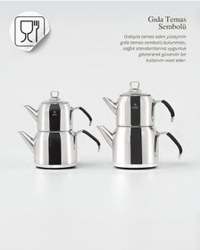 Resim Star Midi Çaydanlık Orta Boy Metalik 