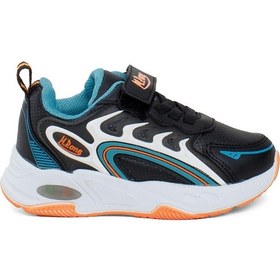 Resim M.P MP 242-3357pt Patik Erkek Çocuk Sports Casual Ayakkabı Siyah - Mavi 26 Mavi - Siyah 