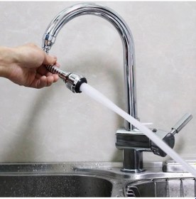Resim 2 Fonksiyonlu Esnek Musluk Başlığı Tasarruflu Perlatör- 