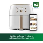 Resim Philips Premium Airfryer Xxl Smart Sensing Fritöz, 1.4 Kg, 7.3 L Kapasite (Aksesuar ) - Onerous Tartı 