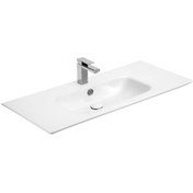 Resim Sanovit Sharp 105 CM Konsollu Süper Ince Lavabo Beyaz 