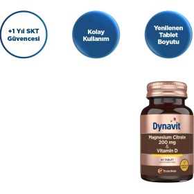 Resim Dynavit Omega 3 950 mg 30 Yumuşak Kapsül x2&Magnesium Citrate 200 mg, Vitamin D 60 Tablet-3'lü Destek Paketi 