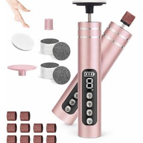 Resim 2'si 1 Arada Elektrikli Ayak Nasır Sökücü, 9 Ayarlanabilir Hızda Şarj Edilebilir Ölü Deri 