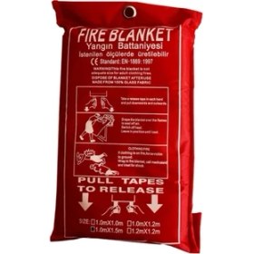 Resim Lorex Çantalı Yangın Battaniyesi (100x100 cm)- LR-FB1010C 