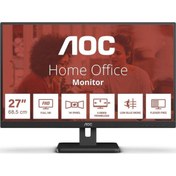 Resim 27” 27e3um/bk 4ms 75hz vga hdmı dp AOC 27” 27E3UM/BK 4MS 75HZ VGA HDMI DP