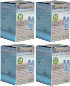Resim Vivachek Eco Kan Şekeri Ölçüm Çubuğu 200 Adet 