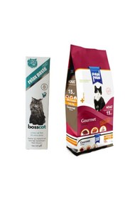 Resim Paw Paw Gourmet Gurme Yetişkin Kedi Maması 15 KG + Malt 