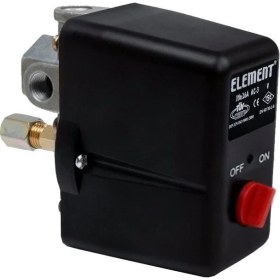 Resim Element 2-11 Bar Basınç Şalteri Tahliyeli Üç Yollu On/Off Monofaze 1/4 Bağlantılı 