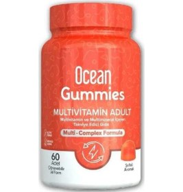 Resim Orzax Ocean Gummies Multivimatimin Adult 60 Adet Çiğnenebilir Jel Form 